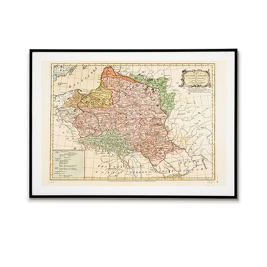 plakaty Plakat Królestwa Polskiego-Plakat mapa
