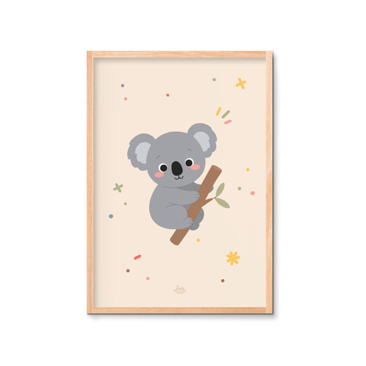 plakaty Koala plakat Montessori