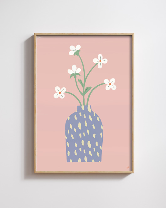 plakaty Plakat Kwiaty polne w wazonie