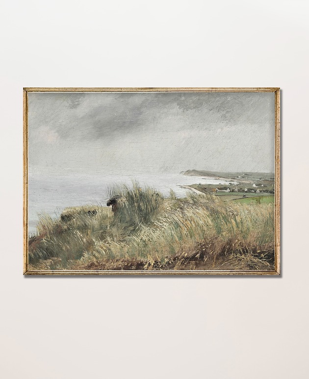 plakaty Plakat Vintage Brzeg Morza