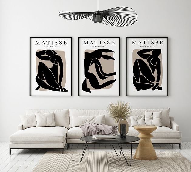 plakaty Zestaw 3 plakatów Matisse - Kobiety