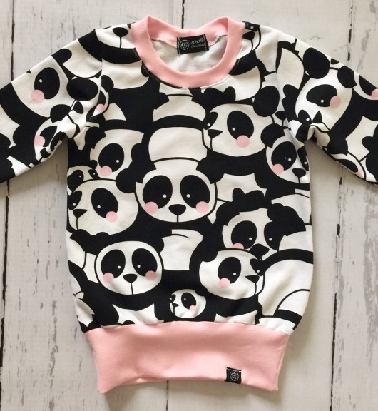 Bluza, tunika w pandy KG Handmade