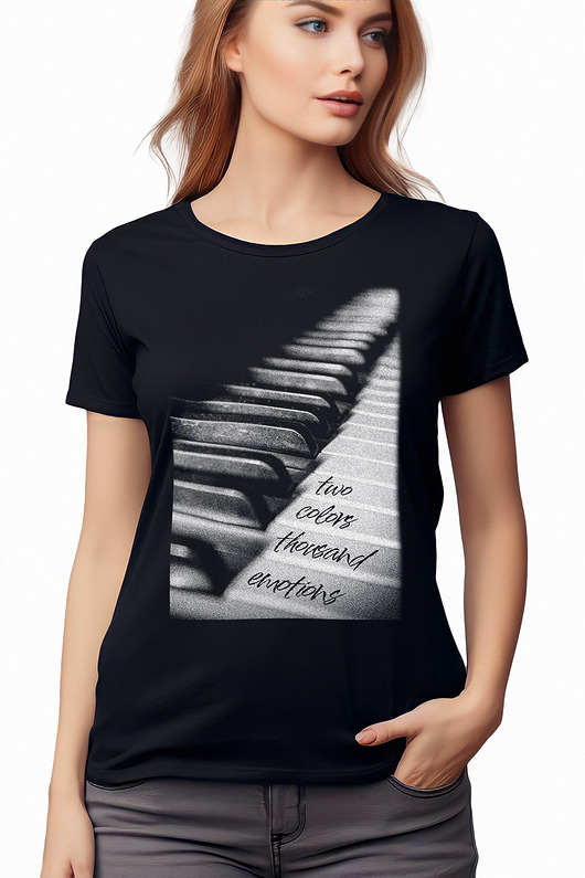 t-shirt damskie T-shirt damski UNDERWORLD Piano