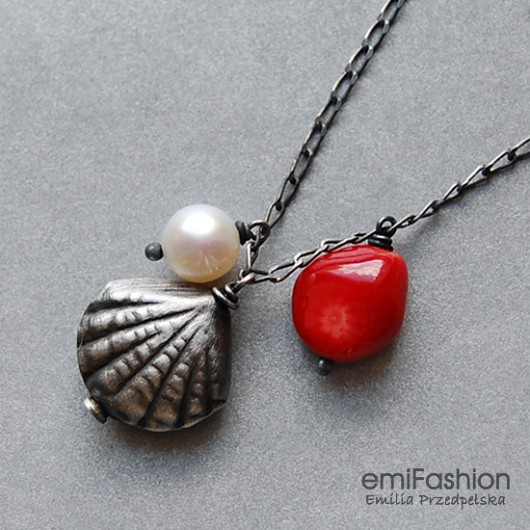 Promocja - Minime - Koral, perła i srebro     MAREMI Jewelry