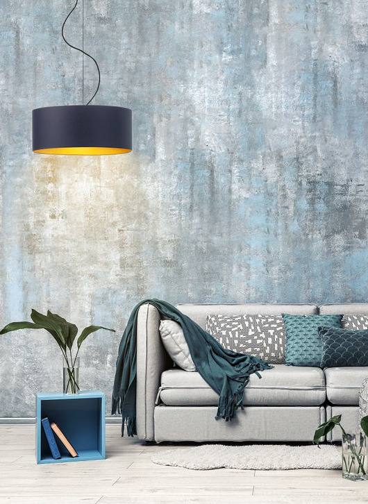 Lampa wisząca do sypialni HAJFA GOLD fi - 50 cm LYSNE