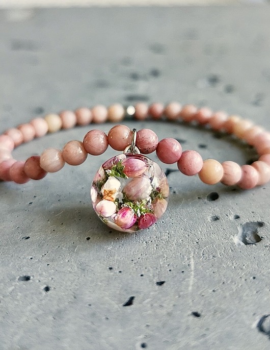 Bransoletka z wrzosem Grol Jewellery