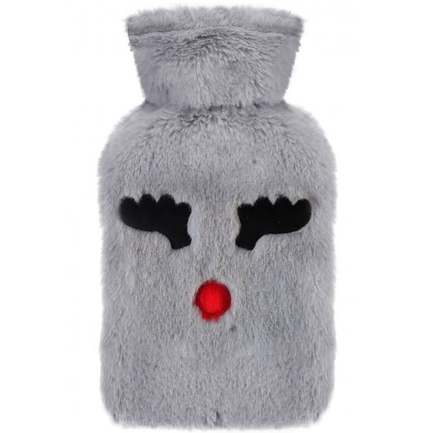 termofory Termofor pluszowy Renifer, 750 ml Termofor na prezent