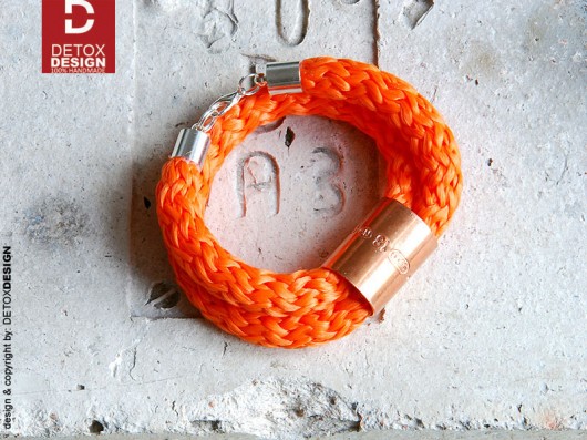 bransoletka 'Awangarda tangerine tango' DETOXDESIGN