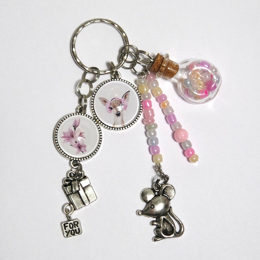 breloki Breloczek - Sarenka, myszka, fiolka