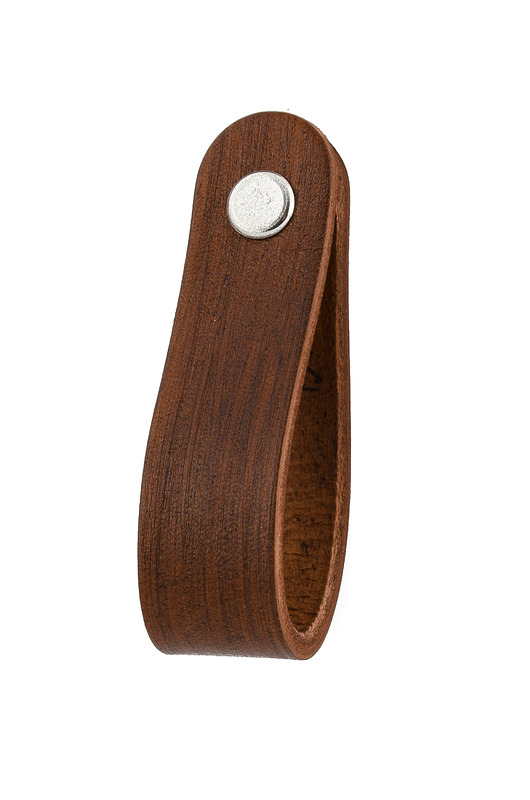 gałki do mebli Skórzany uchwyt meblowy COLORISO BRIAR WOOD P