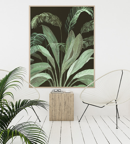 grafiki i ilustracje Plakat botaniczny  100x70 cm