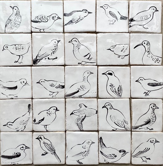 kafle i panele Kafle ptaki