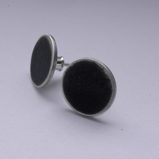 kolczyki z kamieniami Kolczyki OKRĄG