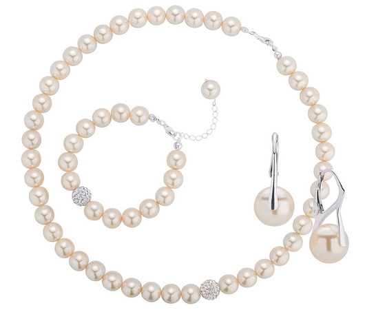 3- CZĘŚCIOWY ZESTAW Z PEREŁ I SREBRA Coccola JEWELLERY