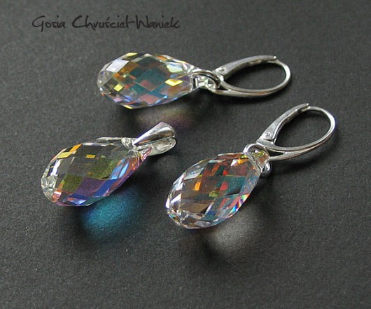 Briolety crystal AB - komplet Gosia Chruściel-Waniek