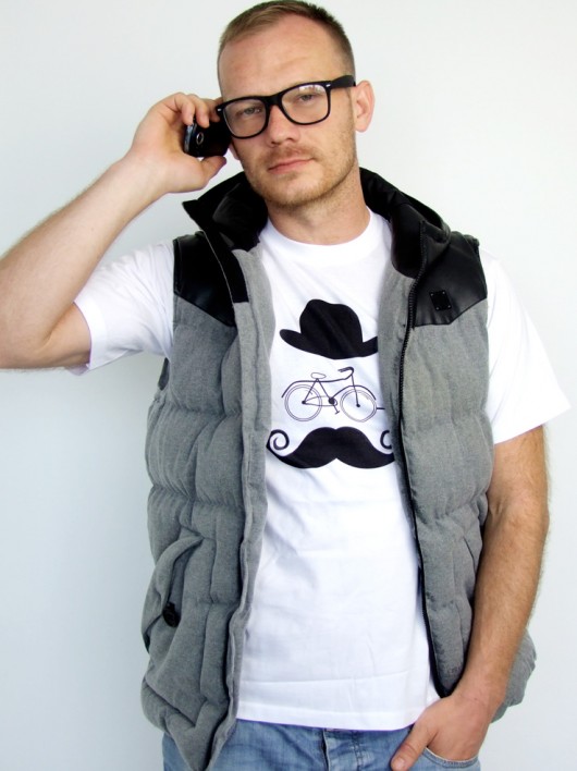 t szirt koszulka HiPsTeR rowerowy zawrót głowy pan pompka