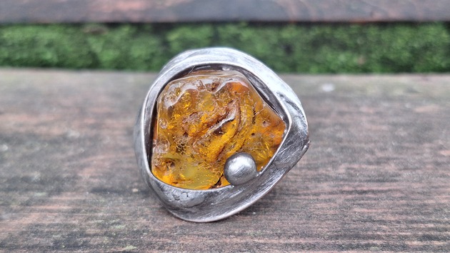 pierścionki - różne Big - pierścionek regulowany