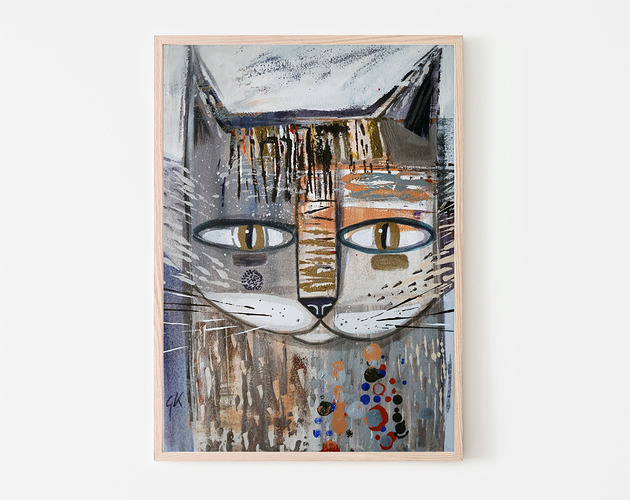 Plakat 50x70cm - Kocur Gabriela Krawczyk