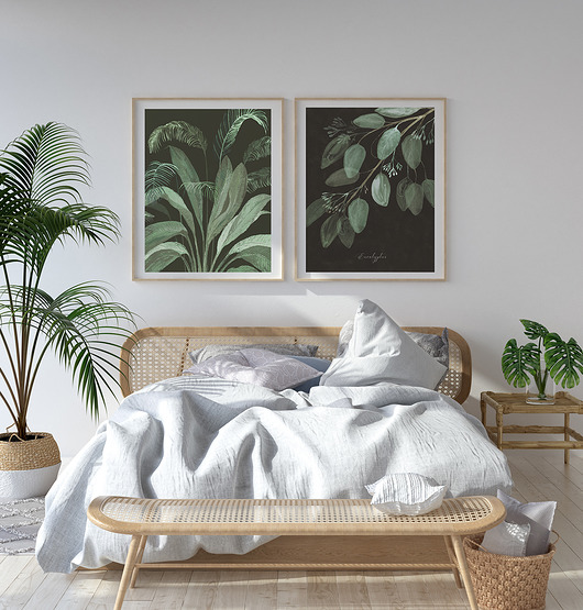 Zestaw grafik botanicznych 50x70 cm Anita Tomala
