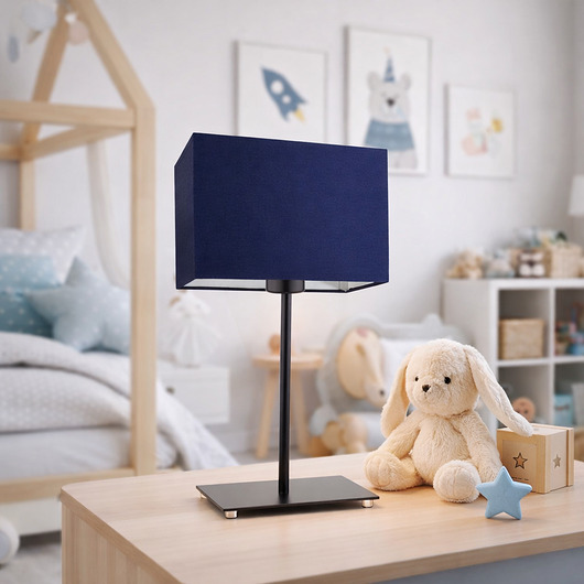 lampy do pokoju dziecka Minimalistyczna lampka nocna dla dziecka z abażurem AMALFI KIDS