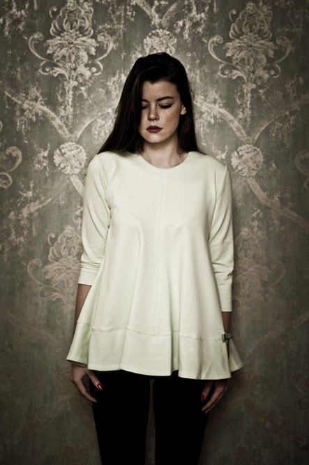 Efektowna bluzka rękaw 3/4 MISSU DESIGN