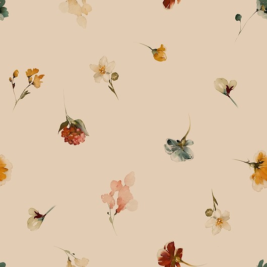 naklejki ścienne do pokoju dziecka Tapeta ścienna Garden Flowers 7 53cm x 10m PZ