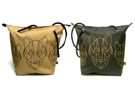 Torba shopperka z obustronnym nadrukiem Gaul Designs