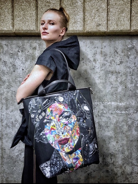 torby XXL 1335_5 art MIMA bag UNI & Torn Revenue print