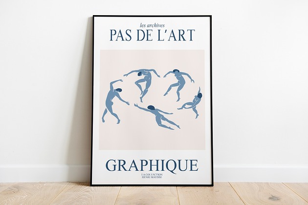 Henri Matisse grafika modern, inspiracja Pas De LArt