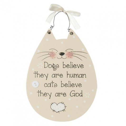 Tabliczka drewniana Dogs Cats MIA home