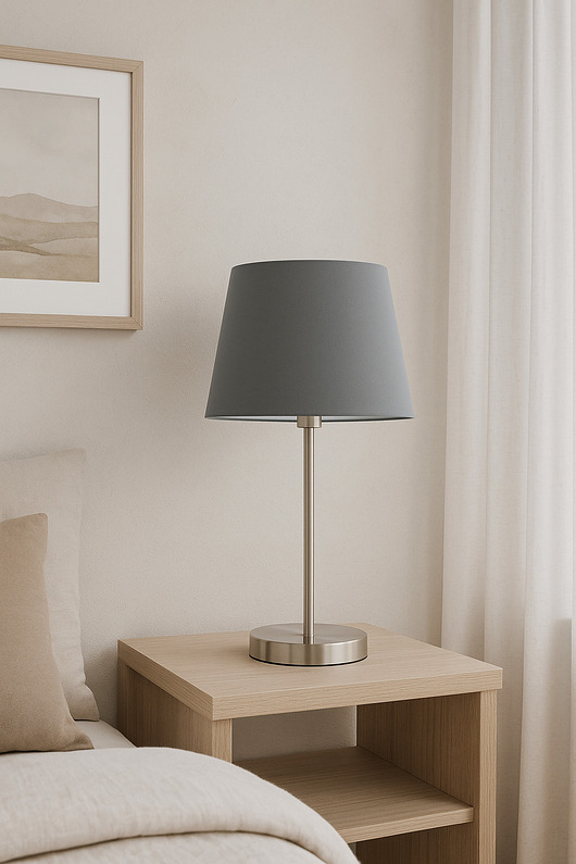 lampy stołowe Nowoczesna lampka na stolik nocny SIENA w stylu skandynawskim