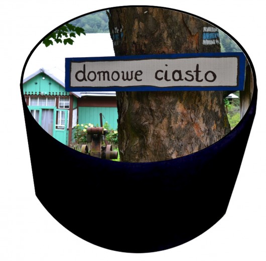 Puf z ciastem gauldeco