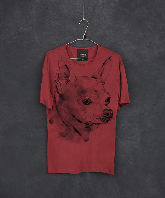 t-shirty męskie Chihuahua Dog Men's T-shirt marsala