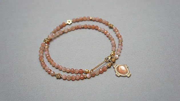 chokery Kamień słoneczny /choker/ vol. 5 - Szlachetna kolekcja