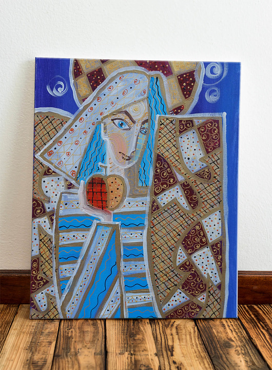 obrazy Z jabłkiem 2. Giclee