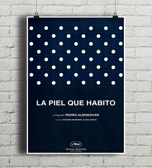 Plakat Almodovar - Skóra,w której żyję  minimalmill