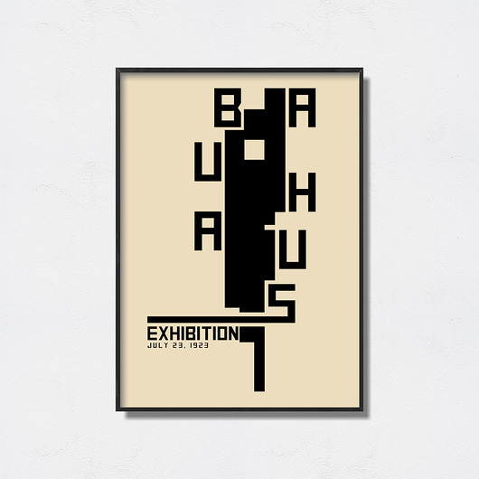 plakaty Bauhaus Art Exhibition Poster