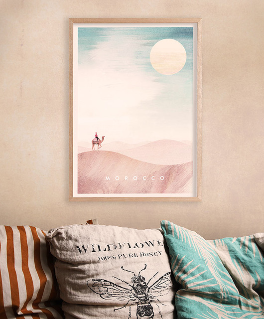 plakaty Plakat Maroko - złote wydmy i pustynia Erg Chebbi