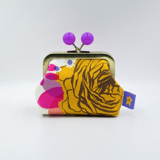 portfele damskie Peonies and Roses Purple