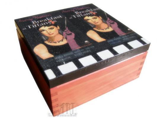 pudełeko Audrey Hepburn - zamówienie specjalne miniart