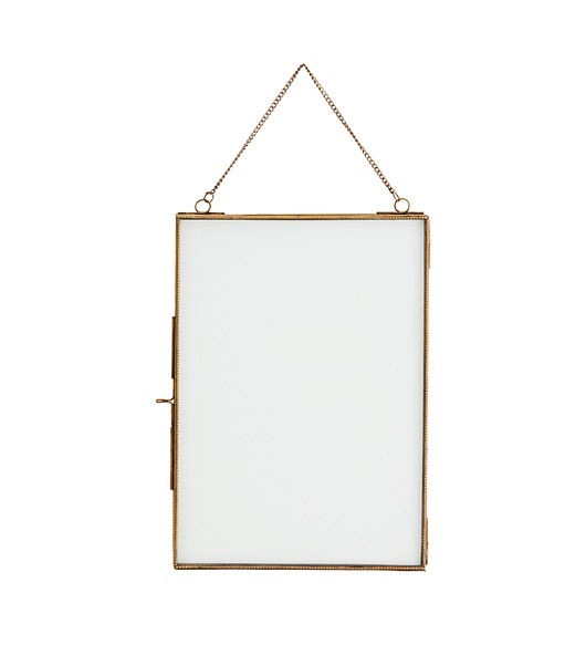 ramki na zdjęcia Ramka złota boho na łańcuszku 21x29,5cm