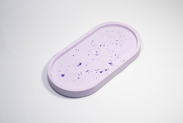 dodatki - różne Purple lastryko oval