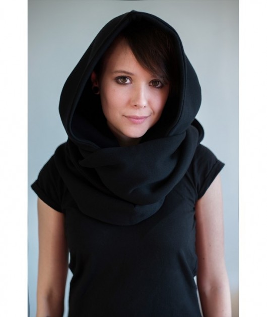 Kaptur NRTH BLACK UNISEX NORTHOOD