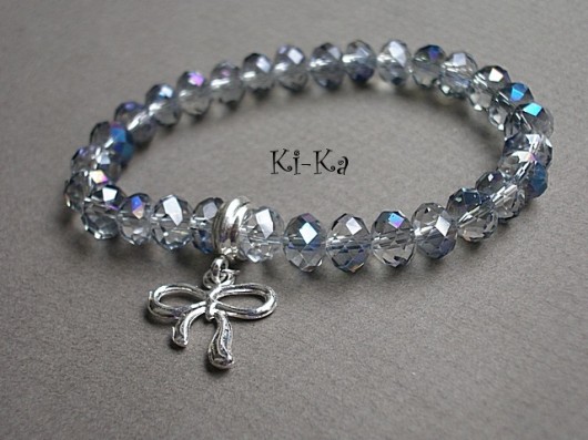 Bow crystal - bransoletka KiKa pracownia
