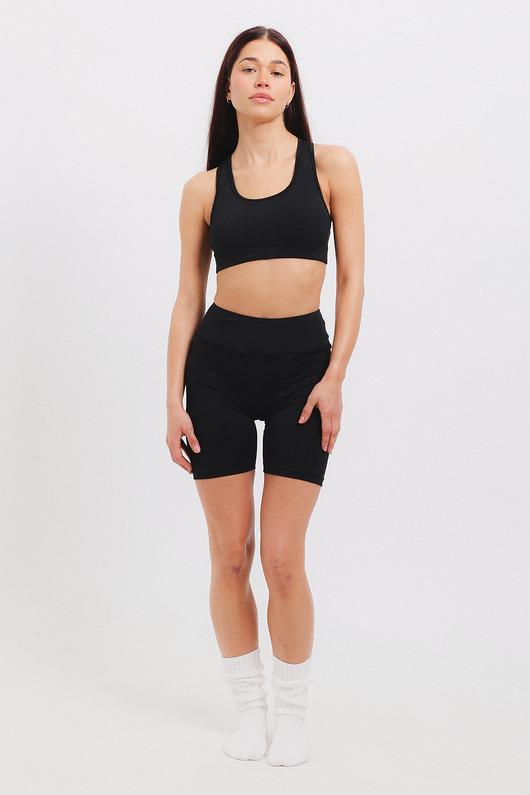 szorty damskie Szorty Sportowe KAYA - Black