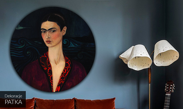 Frida - okrągły obraz Dekoracje PATKA Patrycja Kita
