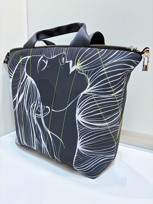 torby na ramię Art MIMA bag SHORT & Marcina Painty print
