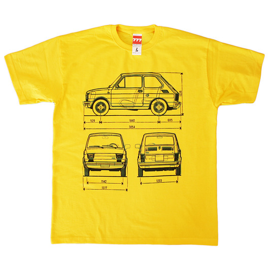 Koszulka MALUCH yellow - FIAT 126 777