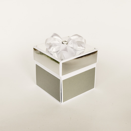 Pamiątka ślubu, exploding box, kartka Papiernik