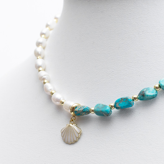 naszyjniki - inne Naszyjnik "Seabreeze" - Spokój i Zmysłowość